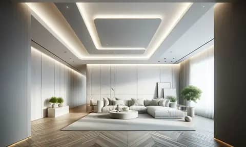 10 Inspirasi Desain Plafon Ruang Tamu Minimalis dan Elegan Terbaru 2024