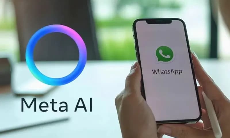 Meta AI fitur terbaru di WhatsApp. (Foto: Pinterest)
