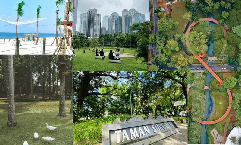 Rekomendasi tempat wisata gratis di Jakarta. (Foto: Pinterest)